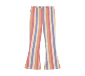 Daily7 Legging Flared Striped Heather Rose