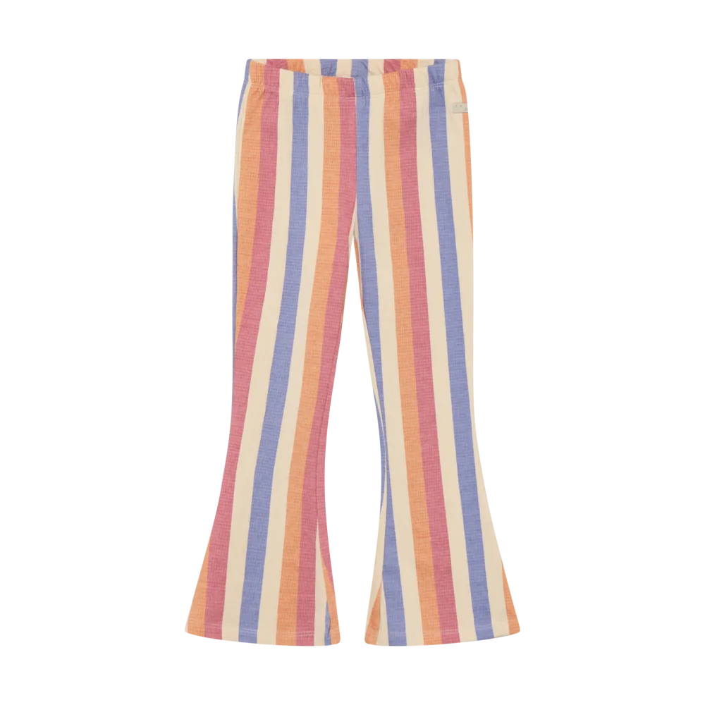 Legging Flared Striped Heather Rose afbeelding