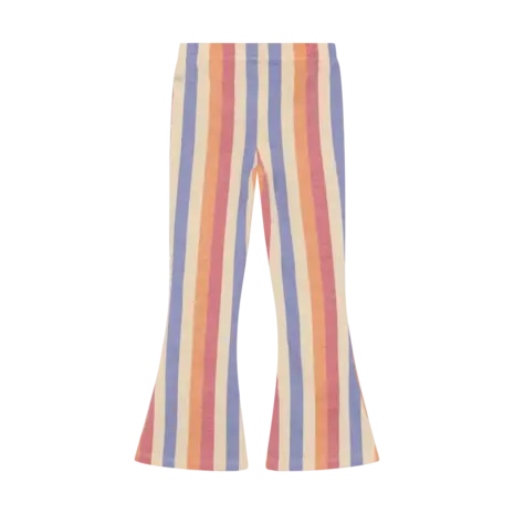 Daily7 Legging Flared Striped Heather Rose