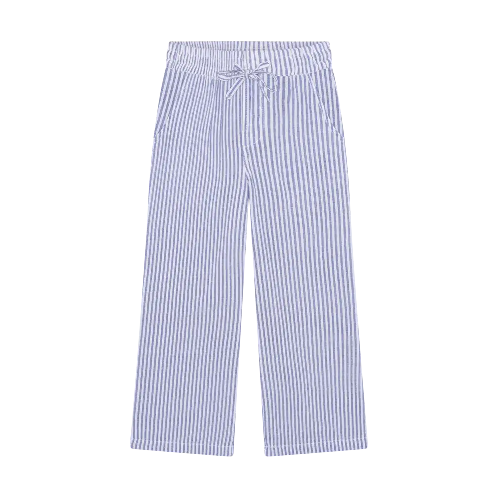 Daily7 Pants Wide Striped Lolite