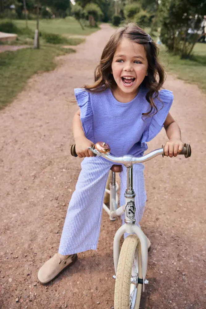 Daily7 Pants Wide Striped Lolite