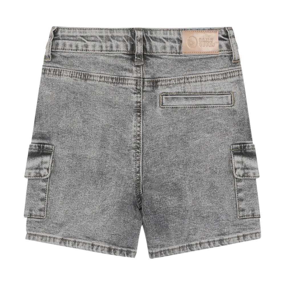 Daily7 Jeans Cargo Shorts Grey Denim