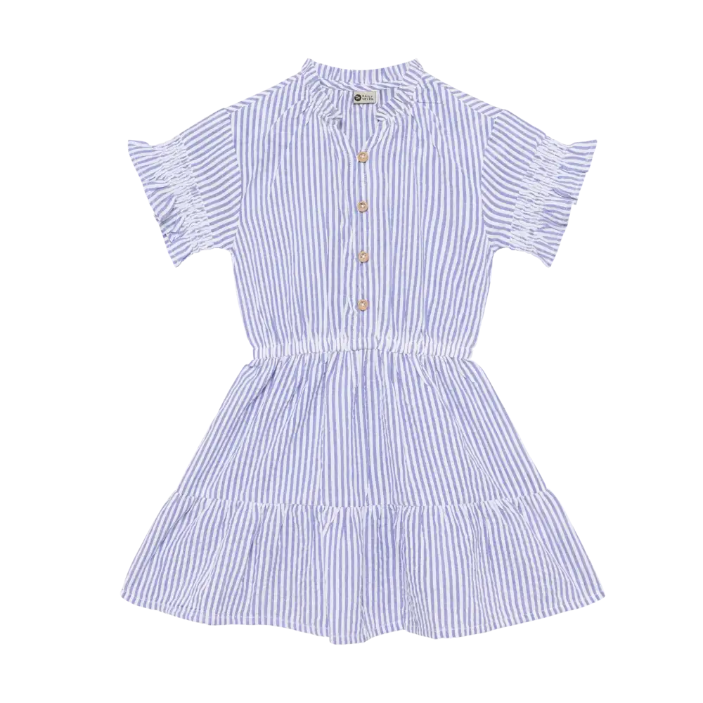 Dress Stripe Ruffle Lolite afbeelding