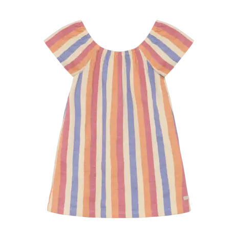 Daily7 Dress Striped Heather Rose