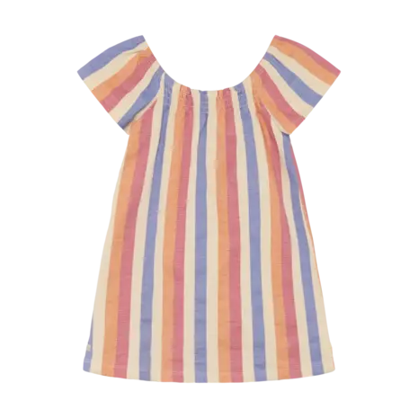 Daily7 Dress Striped Heather Rose