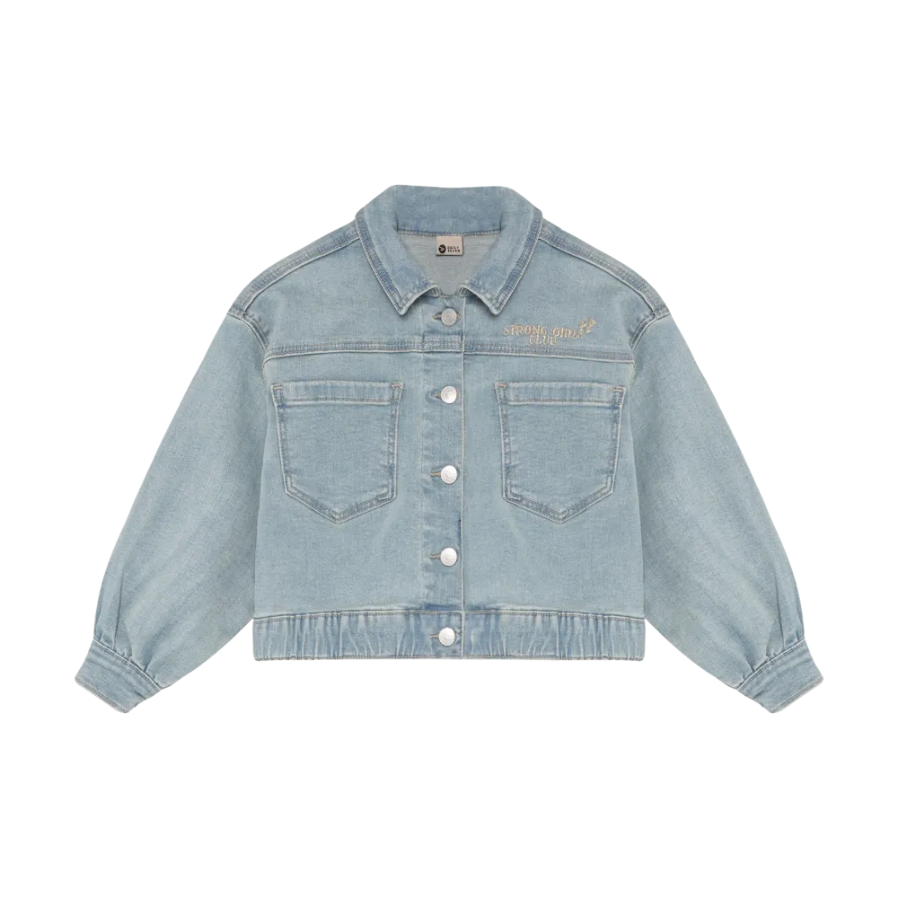 Denim Jacket Medium Blue Denim afbeelding