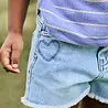 Daily7 Jeans Shorts Heart Blue Denim