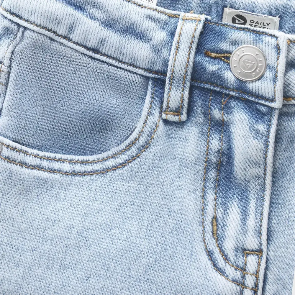 Daily7 Jeans Barrel Fit Blue Denim