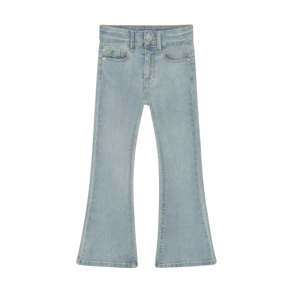 Daily7 Jeans Flared Fit Bow Medium Blue Denim