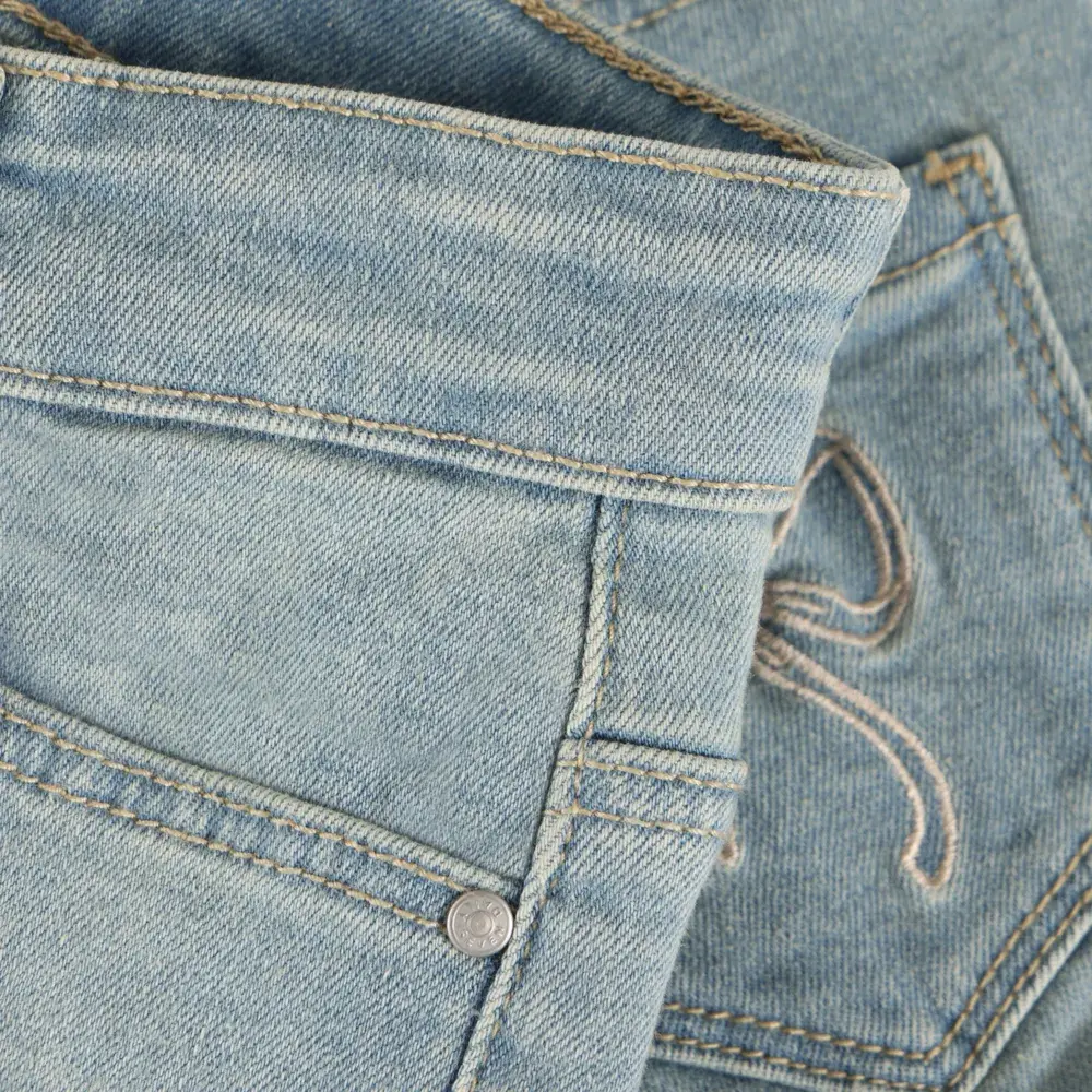 Daily7 Jeans Flared Fit Bow Medium Blue Denim