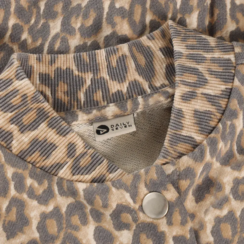 Daily7 Jacket Sweat Print Sandshell