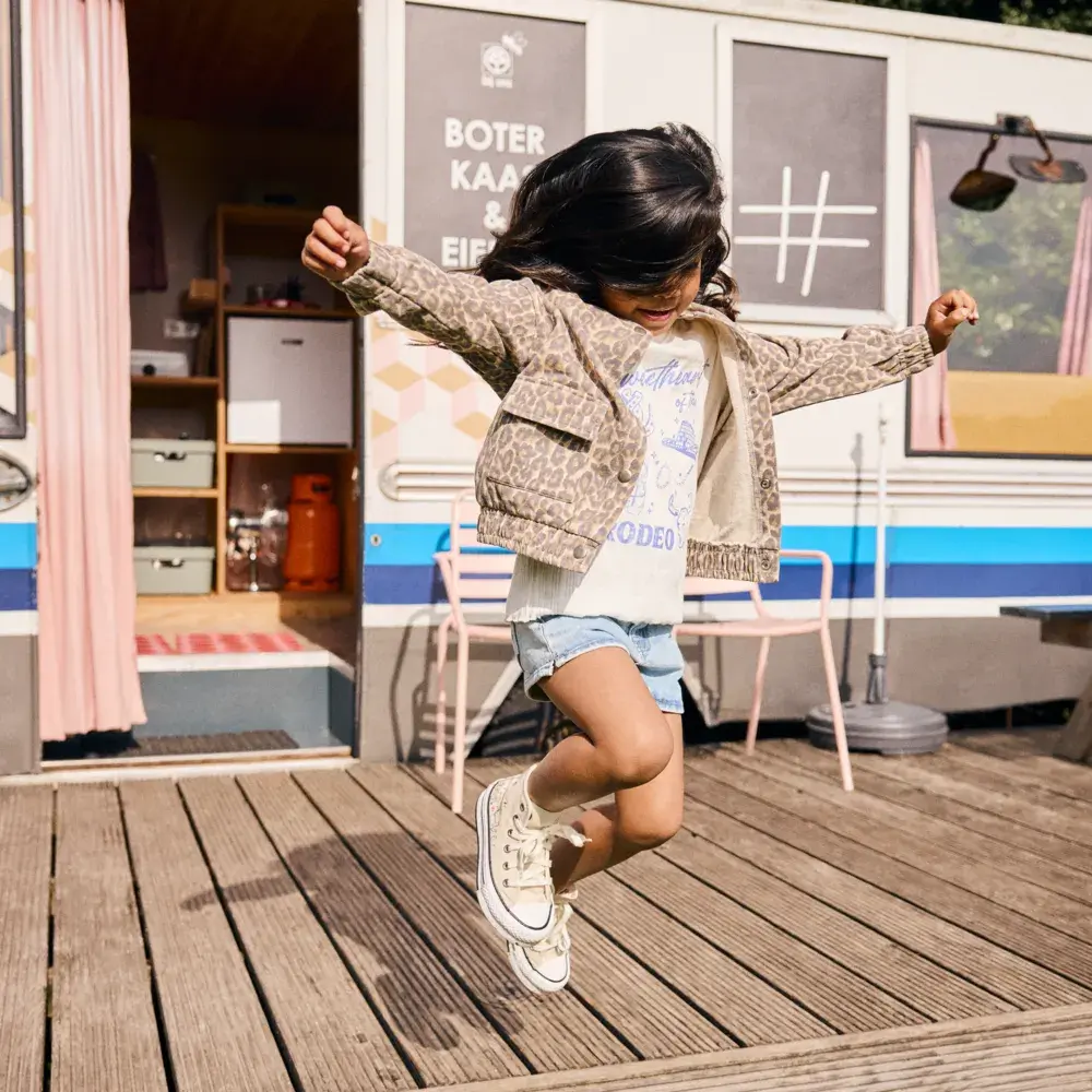 Daily7 Jacket Sweat Print Sandshell