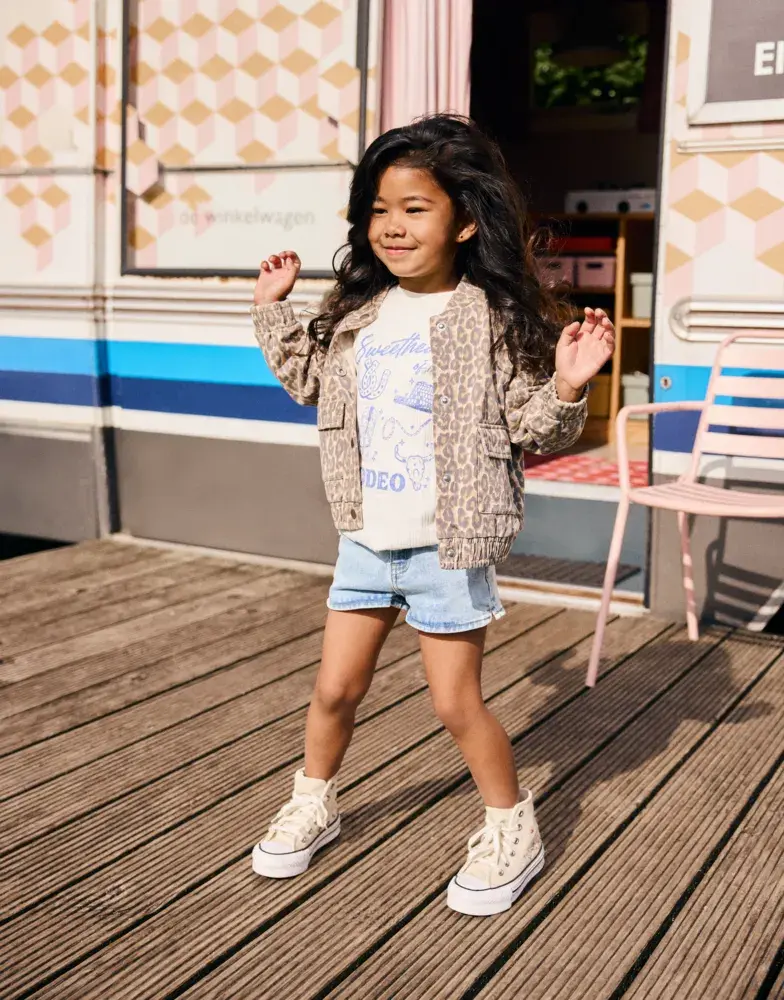 Daily7 Jacket Sweat Print Sandshell