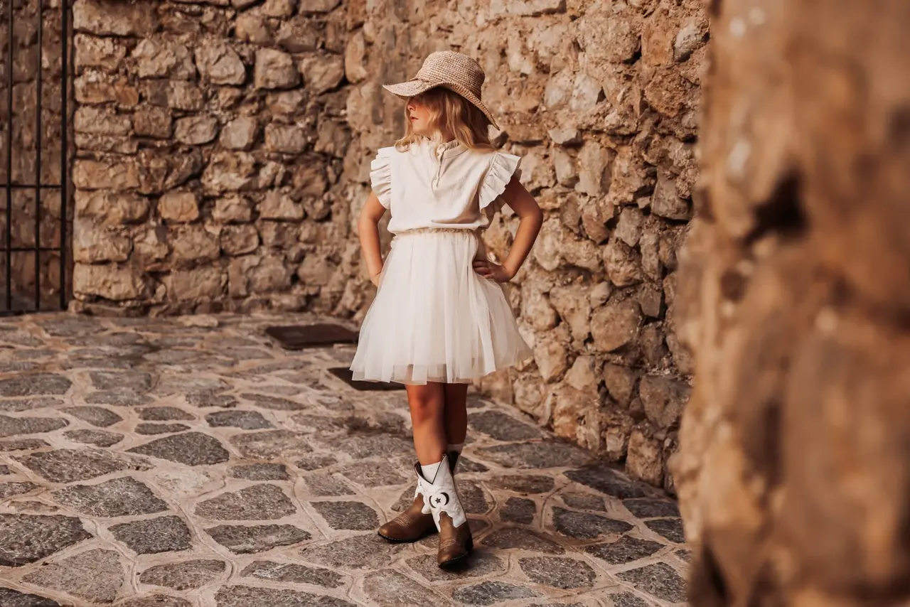 The littlecuties Rok Tulle Aaliyah Ecru