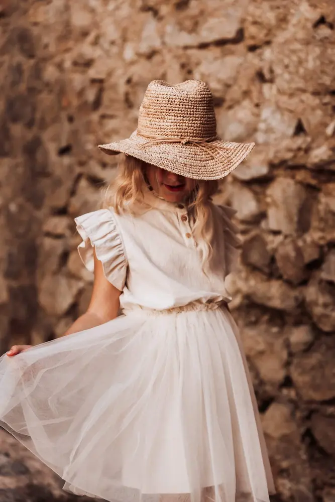 The littlecuties Rok Tulle Aaliyah Ecru