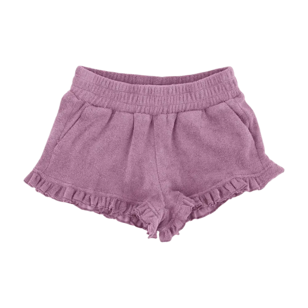 The littlecuties Short Ruffle Bowie Old Lilac
