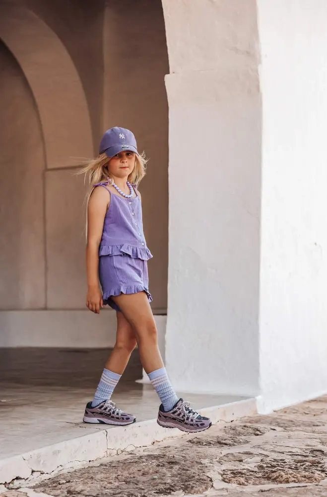 The littlecuties Short Ruffle Lilo Purple