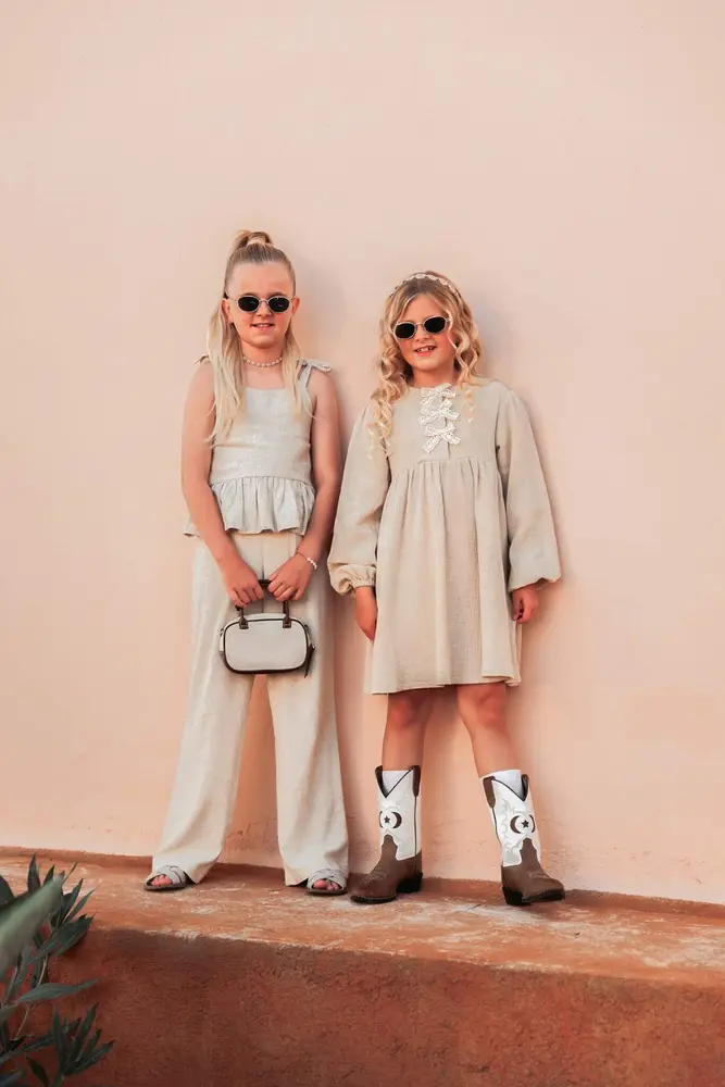 The littlecuties Broek Pants Ava Natural