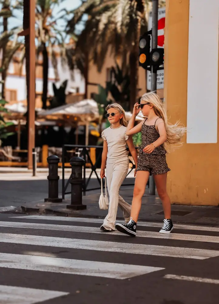 The littlecuties Short Ruffle Lilo Leopard