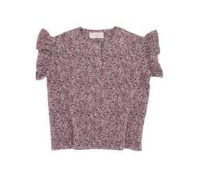 The littlecuties Shirt Luna Flowers Mauve
