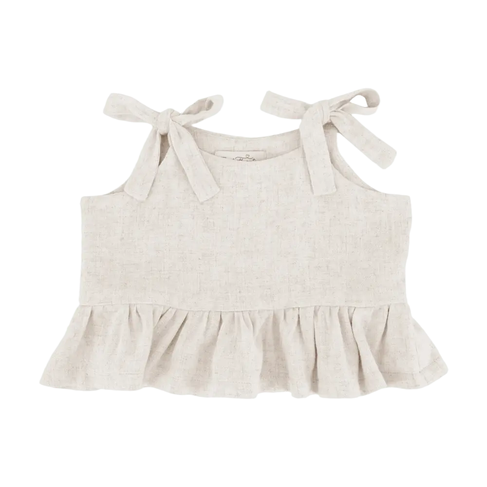 The littlecuties Top Bow Peach Natural