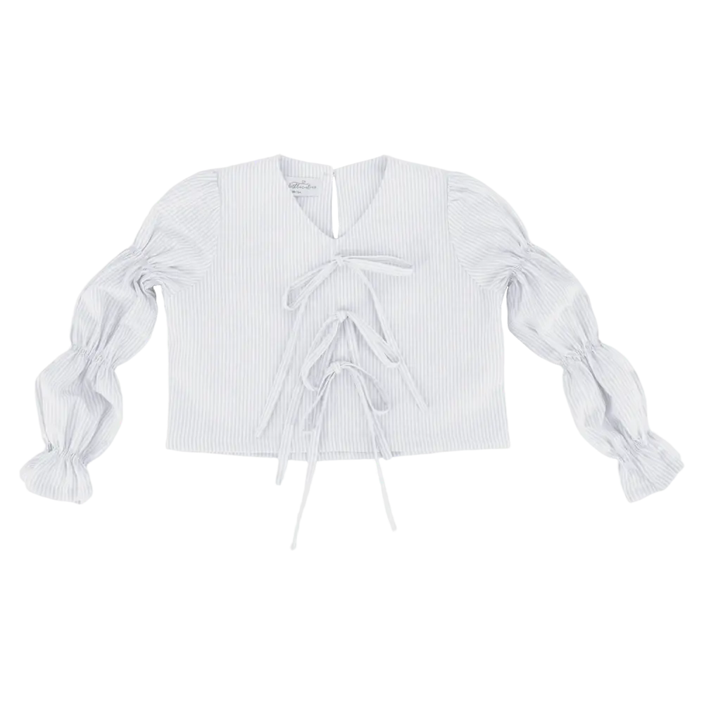 The littlecuties Top Sanna Stripe Light Blue Stripe