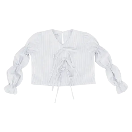 The littlecuties Top Sanna Stripe Light Blue Stripe