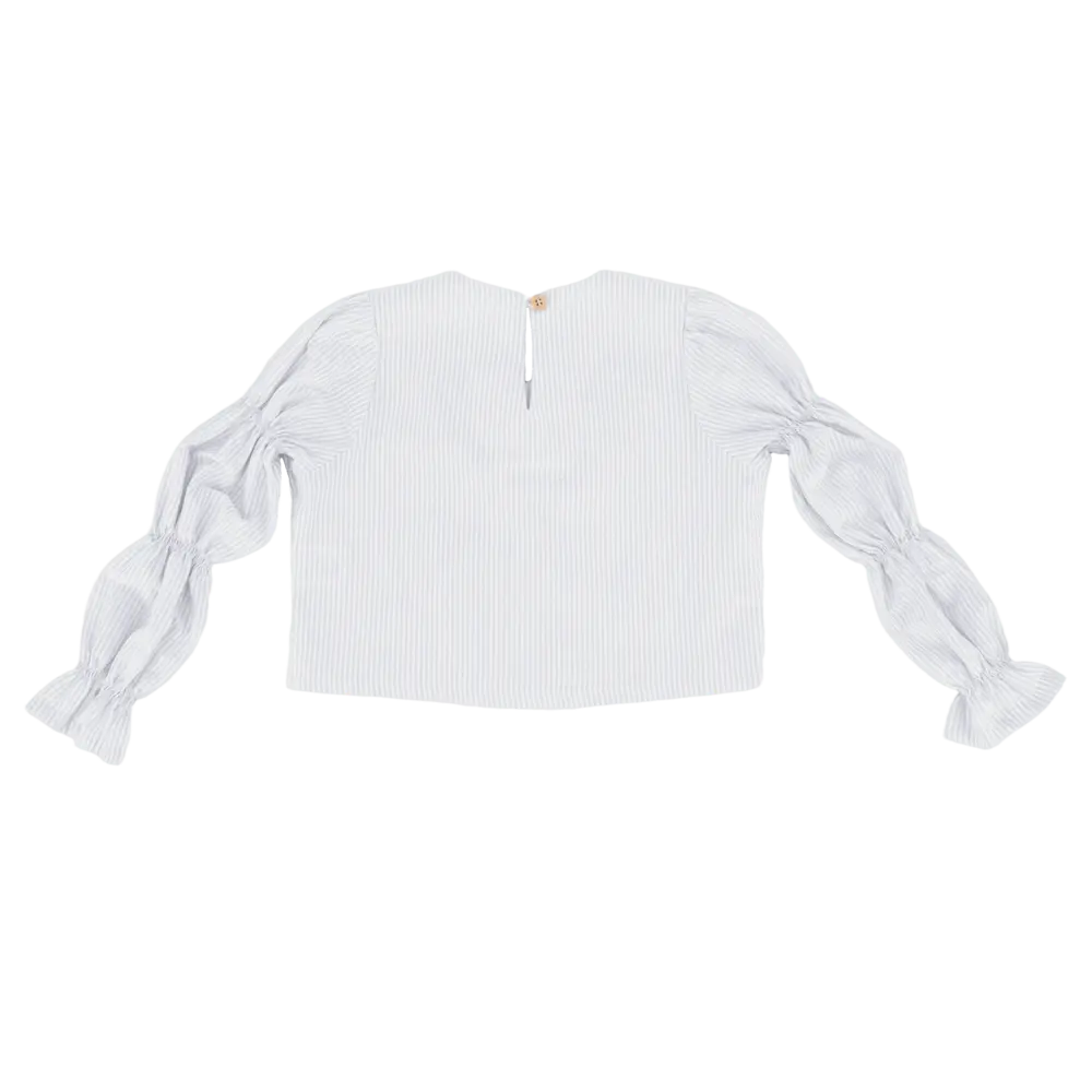 The littlecuties Top Sanna Stripe Light Blue Stripe