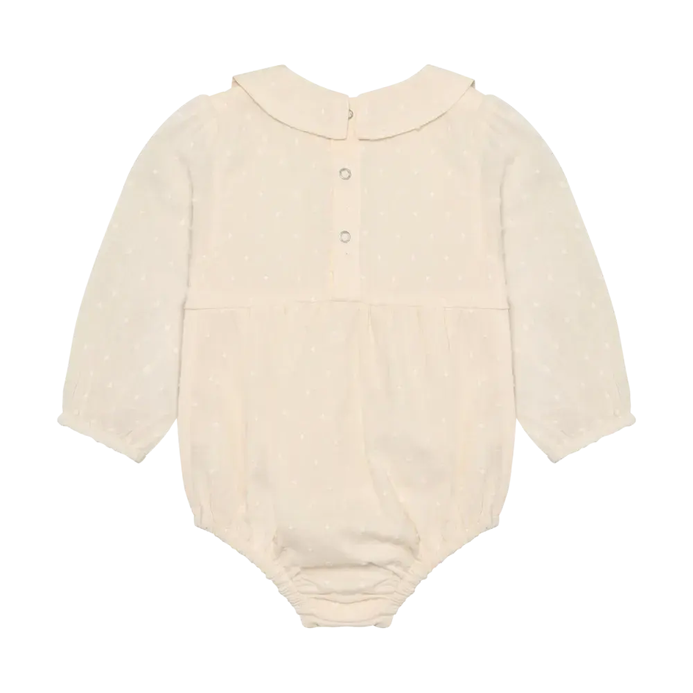 EnFant Romper Dobby Eggnog
