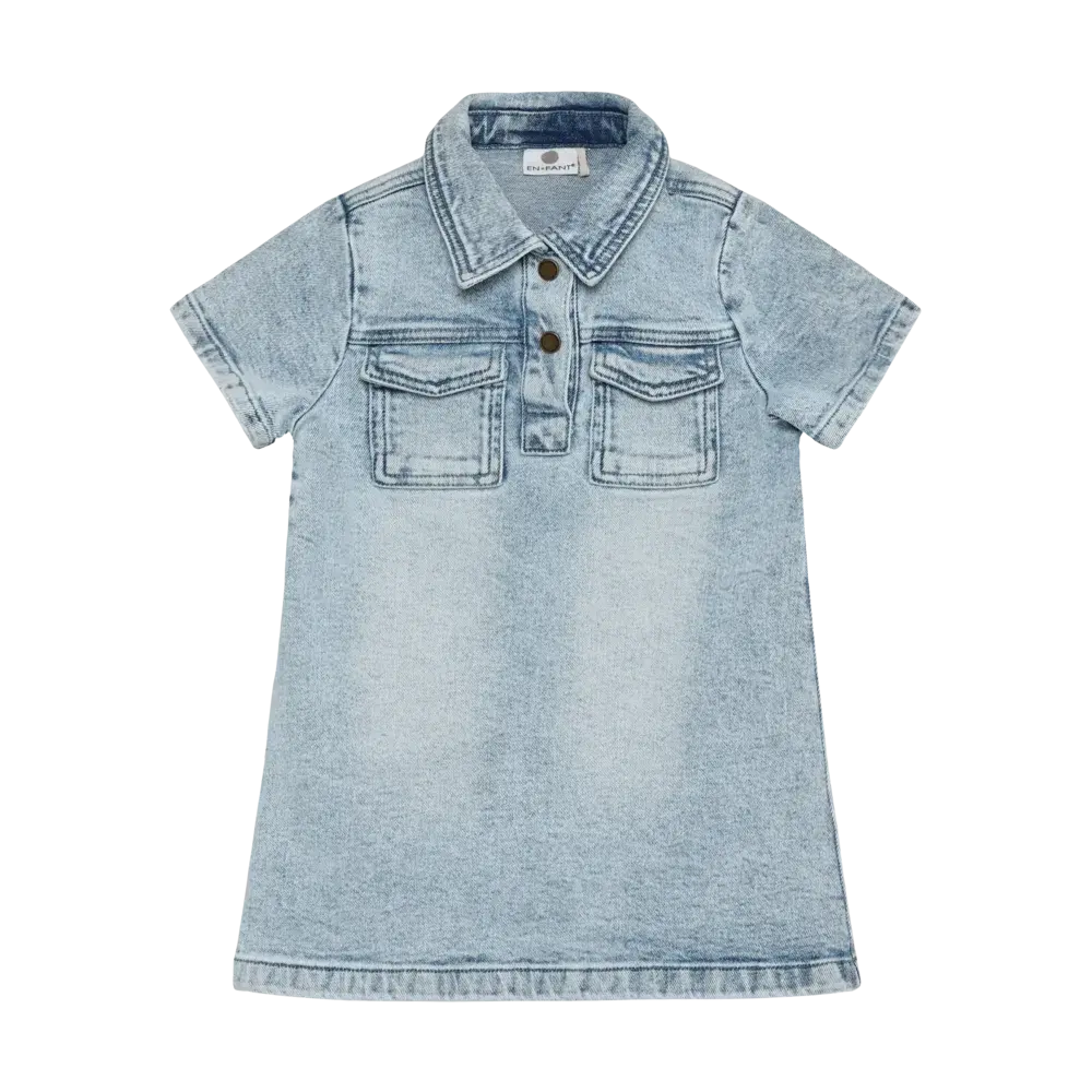 EnFant Jurk Light Blue Denim