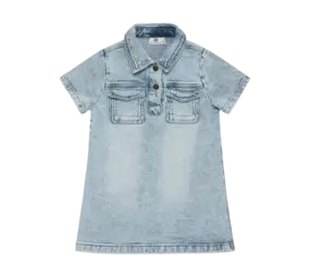 EnFant Jurk Light Blue Denim