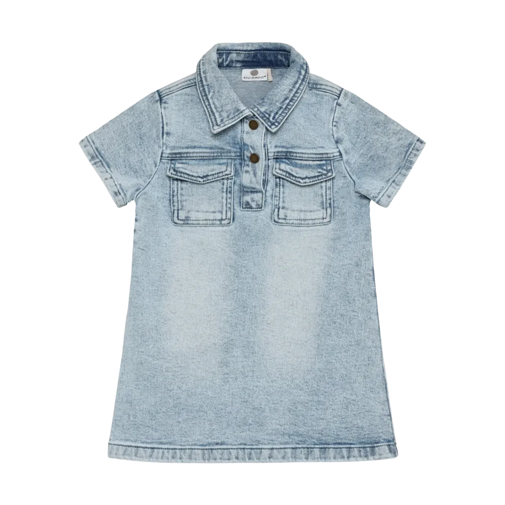 Jurk Light Blue Denim afbeelding