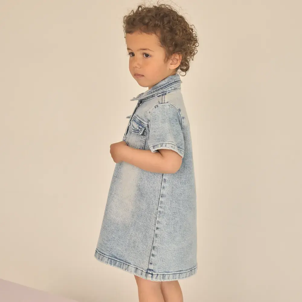 EnFant Jurk Light Blue Denim
