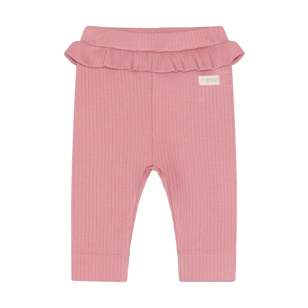 Legging Rib Dusty Rose afbeelding