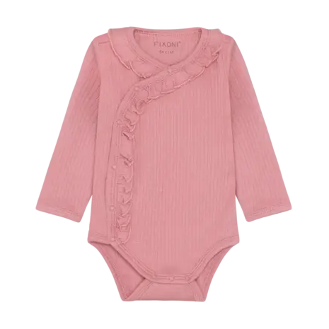 Fixoni Romper Rib Dusty Rose