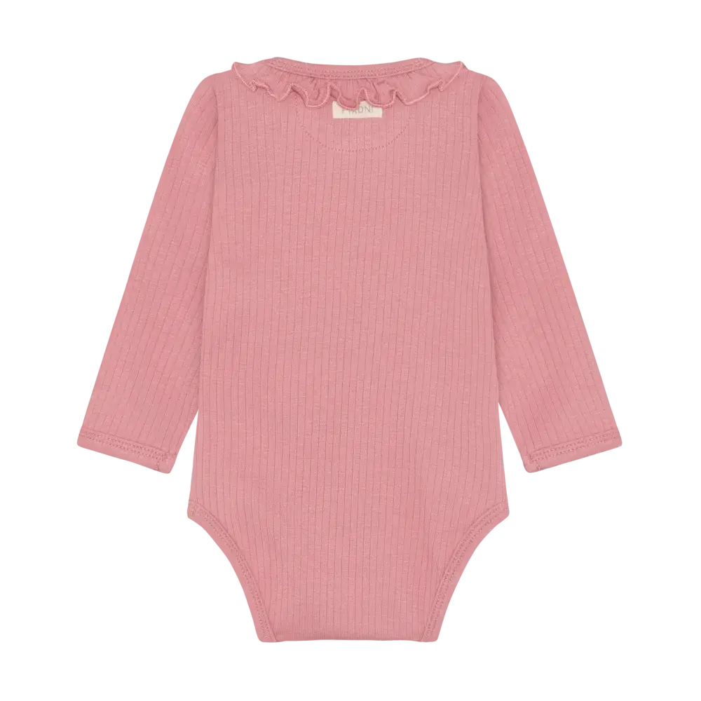 Fixoni Romper Rib Dusty Rose