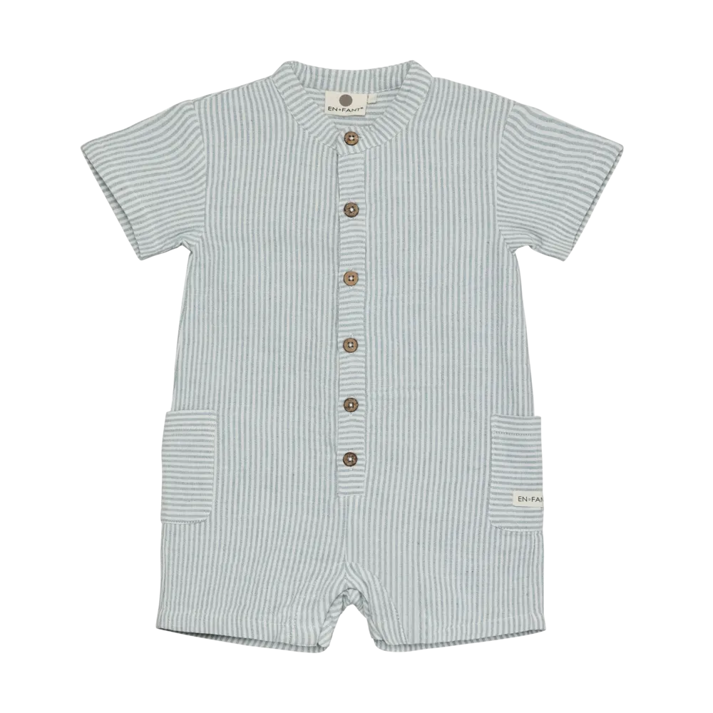 Playsuit Muslin Stripe Citadel afbeelding