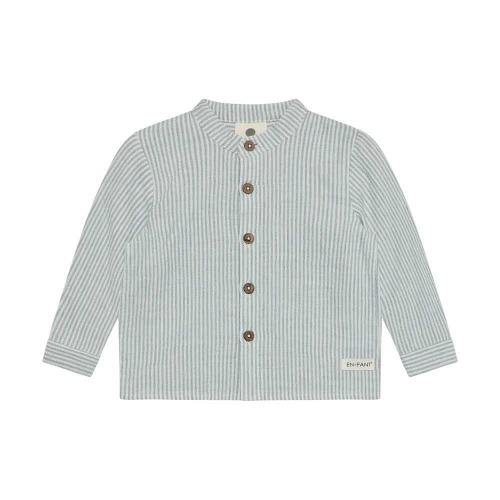 Shirt Muslin Stripe Citadel afbeelding