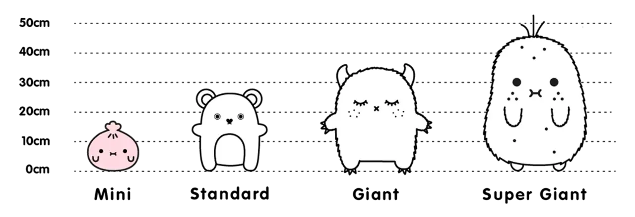 Noodoll Foxy Ricespud Mini Sitting Plush Toy