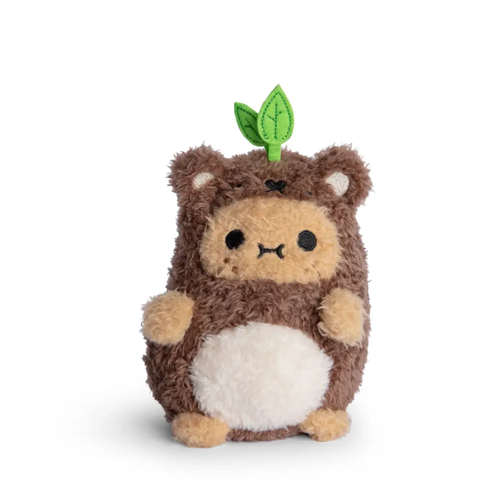 Noodoll Brownie Ricespud Mini Sitting Plush Toy
