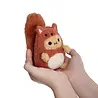 Noodoll Red Squirrel Ricespud Mini Sitting Plush Toy