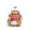 Noodoll Puffy Red Scarf Ricespud Mini Sitting Plush Toy