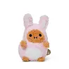 Noodoll Rabbit Pink Mini Sitting Plush Toy