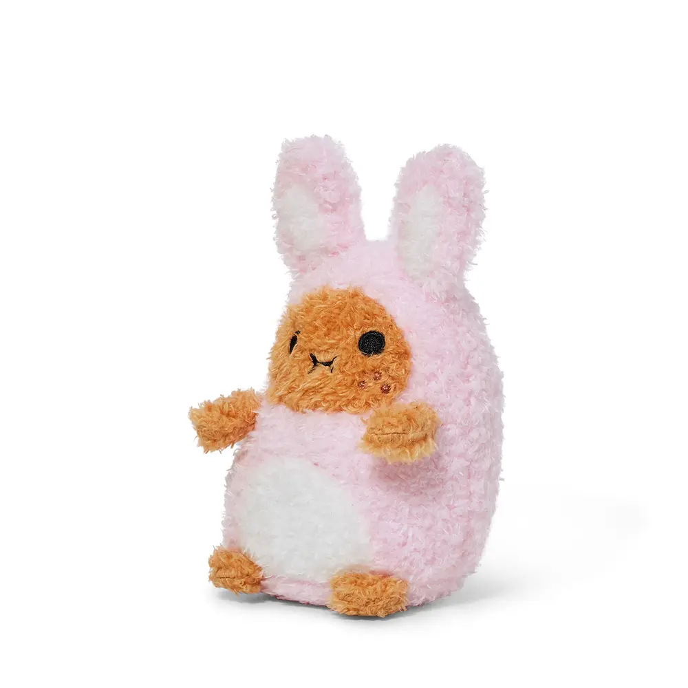 Noodoll Rabbit Pink Mini Sitting Plush Toy