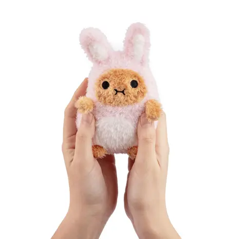 Noodoll Rabbit Pink Mini Sitting Plush Toy