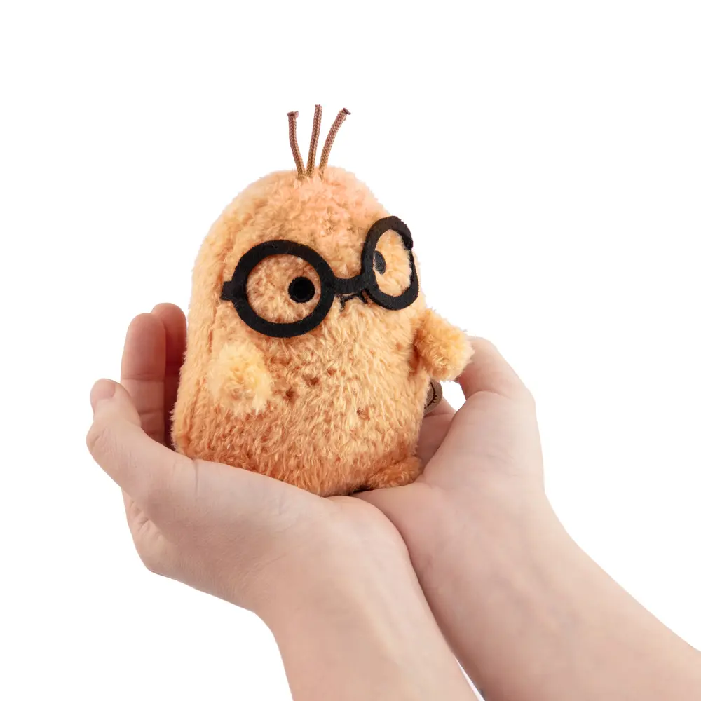 Noodoll Professor with Glasses Ricespud Mini Sitting Plush Toy