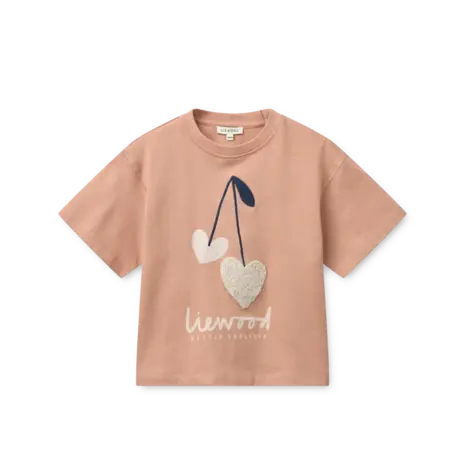 Liewood Shirt Tyler Sweethearts Pale Tuscany