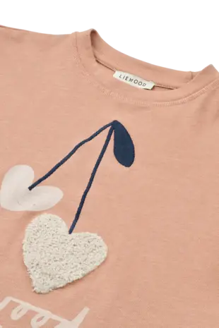 Liewood Shirt Tyler Sweethearts Pale Tuscany