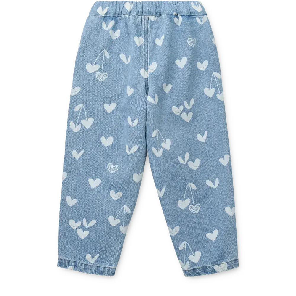 Liewood Jeans Borris Pants Sweethearts Light Blue Denim