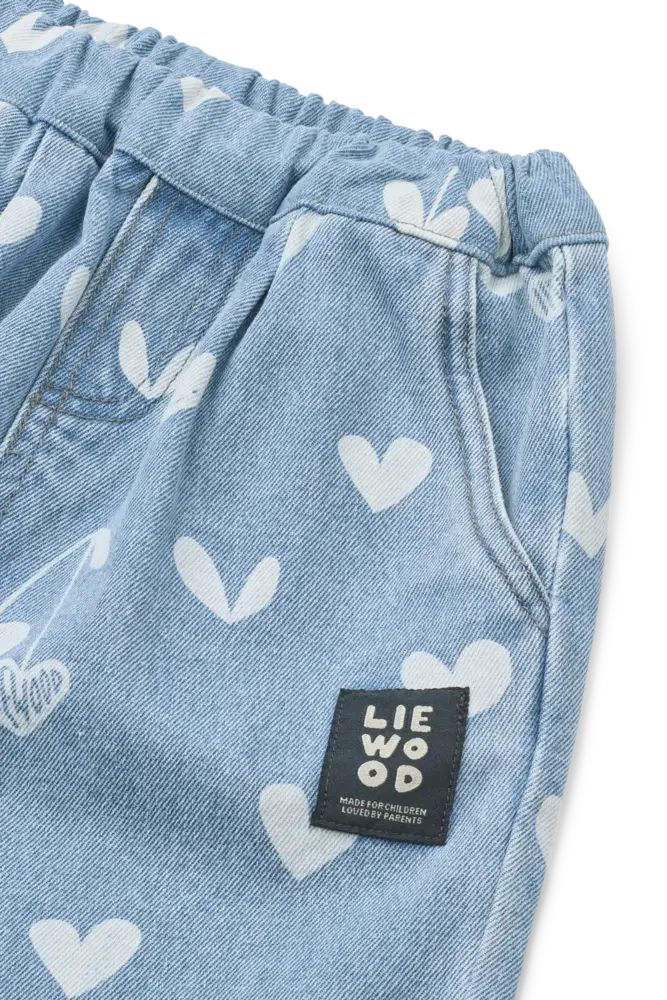Liewood Jeans Borris Pants Sweethearts Light Blue Denim